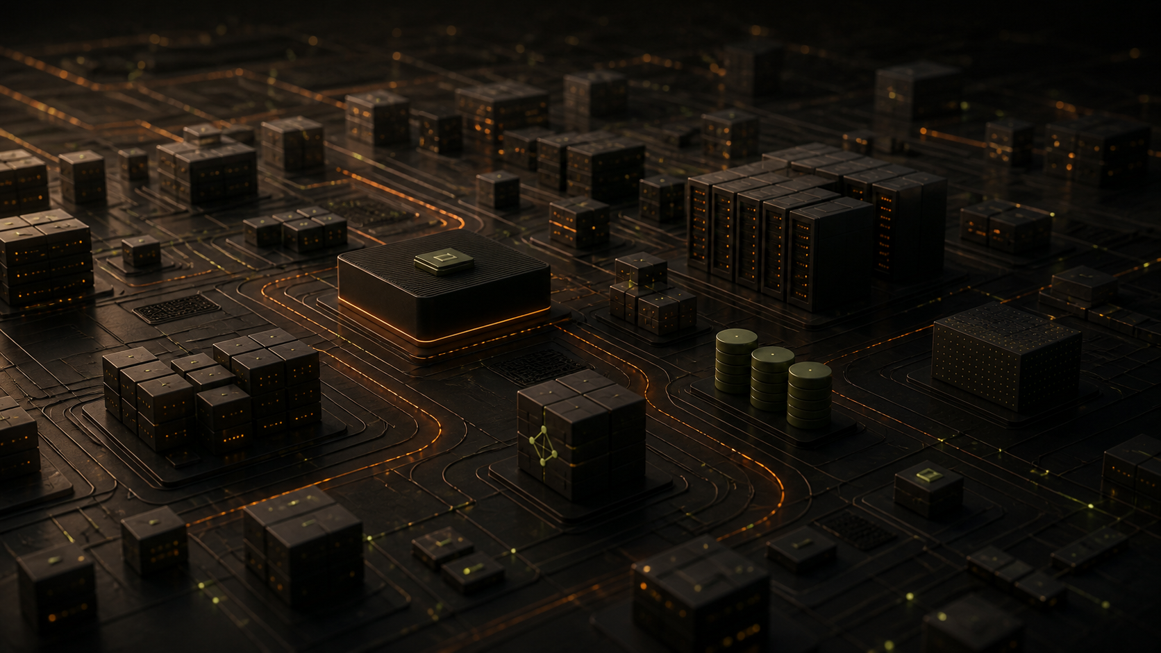 Abstract ScaleNodes production infrastructure landscape